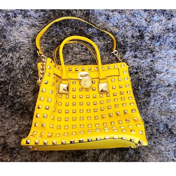 Micheal Kors Studded Purse - Picture 1 of 4